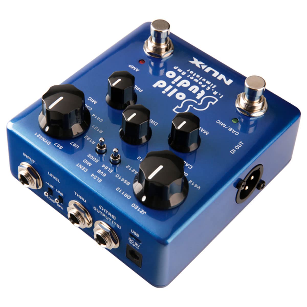 NUX NSS-5 Solid Studio IR-Loader Amp-Simulator + keepdrum Klinkenkabel