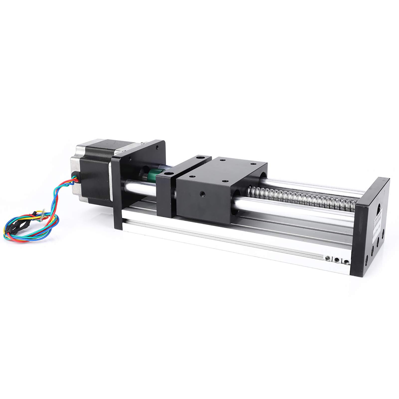Fafeicy Guía Lineal de Guía Lineal de Alta Precisión de 400 Mm -Hub Tabla de Portaobjetos de Viaje con NEMA17 Motor Paso a Paso para la Industria de la Automatización del Actuador Material de