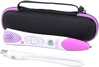 Vista 5 de Aenllosi Estuche de almacenamiento rígido de repuesto para sistema de lectura y escritura Leapfrog LeapReader (rosa)