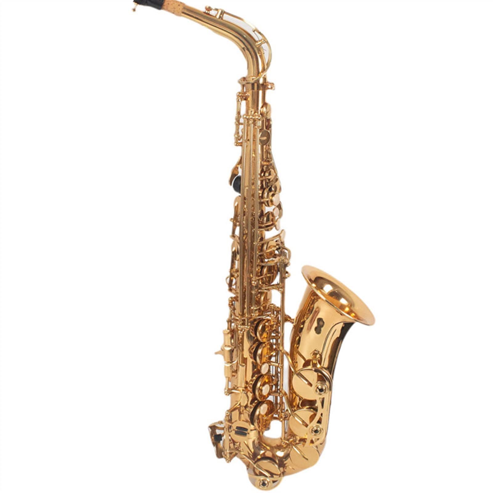 HCZKIUJY Saxophones E-Flat Eb Alto Saxophone Gold Keys Saxophone Woodwind Instrument With Case