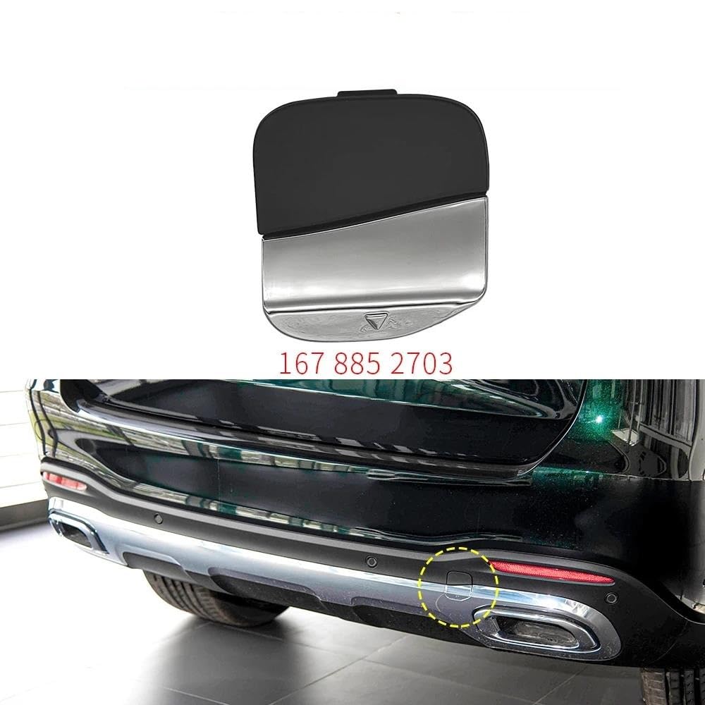 Dla Mercedesa do Benz W167 GLE GLS klasa 2020-2024 GLE350 GLE400 GLS550 1678852703 osłona haka holowniczego tylnego zderzaka samochodowego