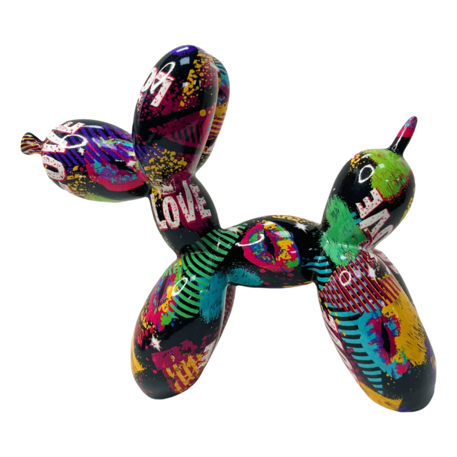 YOYUMI Sculpture Balloon Dog Ornaments Simple Resin Crafts Home Living Room Tv Cabinet Desktop Decorations Purple