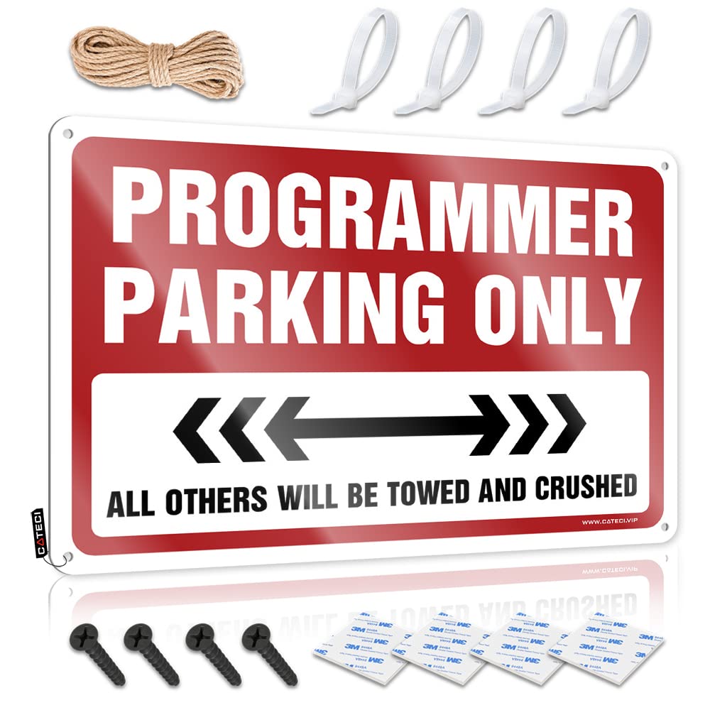 Cool Wall Art Spring Outdoor Decor Vintage Wall Decor | Programmer Parking Only Patriotic Decor For Club Home Decoration(30X40CM)