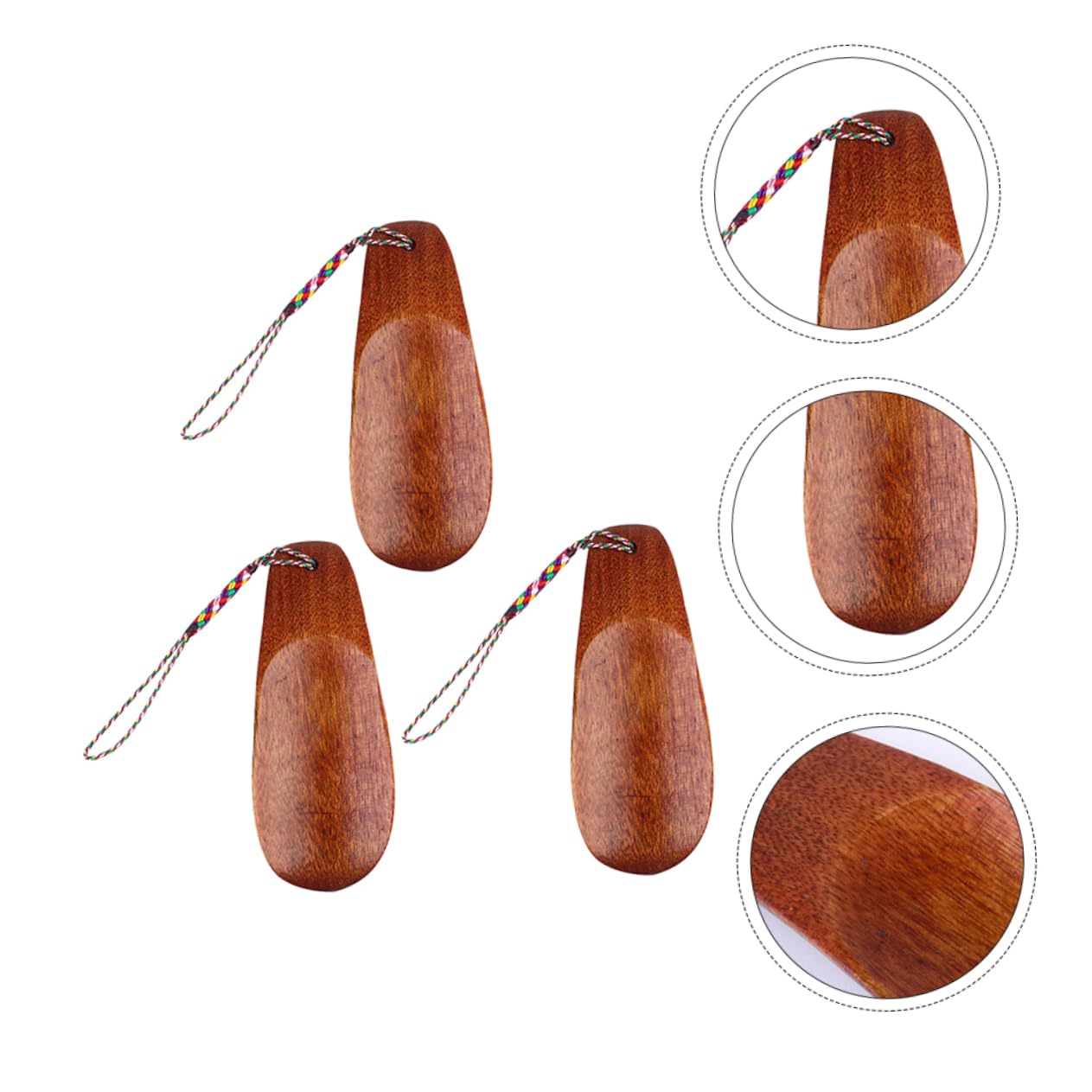 VALICLUD 9stücke Holzschuhlöffel Mini Tragbare Anziehhilfe Für Schuhe Ergonomisches Design Leicht Und Komfortabel Für Täglichen Gebrauch