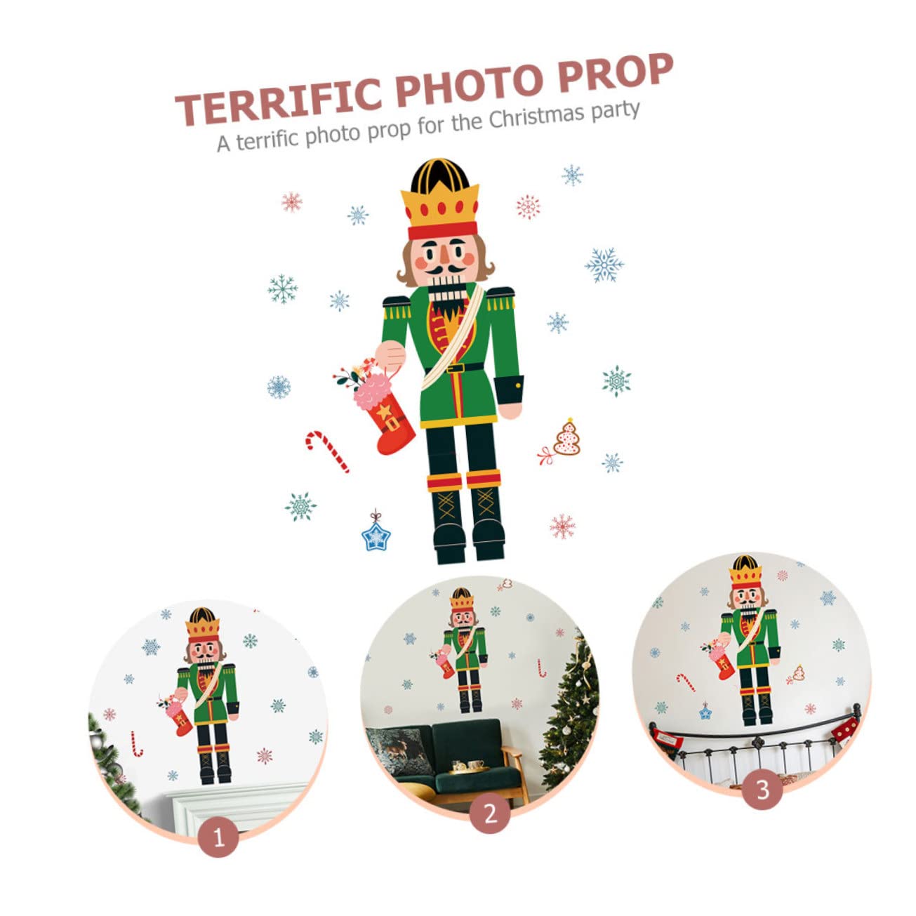 Alipis 5 Feuilles Autocollants De Fenêtre De Noël Sticker Mural Sapin De Noel Décorations De Fenêtre De Flocons De Neige Stickers Muraux De Noël Décor D'autocollants De PVC