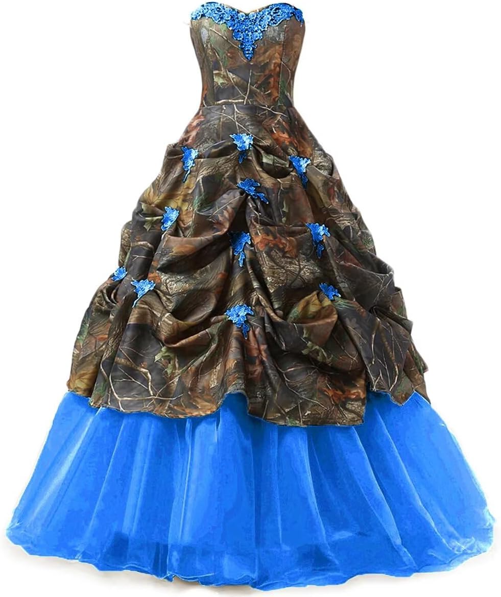 blue corset dress prom LaDivine 7481 A Line Long Formal Cheap Casual Wedding Dresses Sheer Lace and Chiffon Primary color:Grey style top provides support