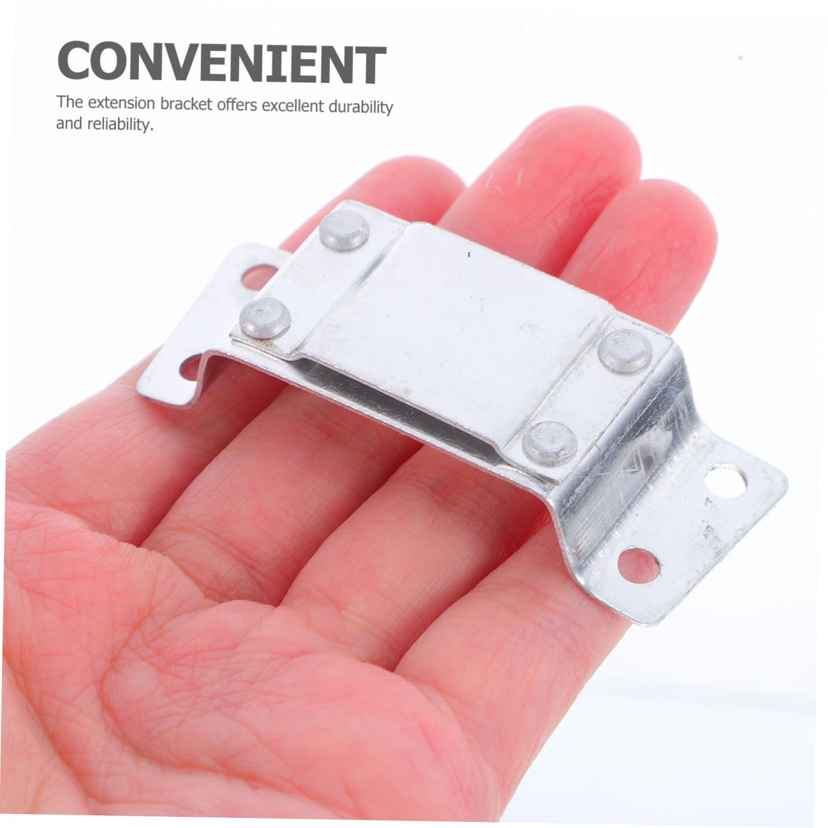 6 Pezzi Clip per Elmetto in Lega di Alluminio Argento, Leggero e Resistente