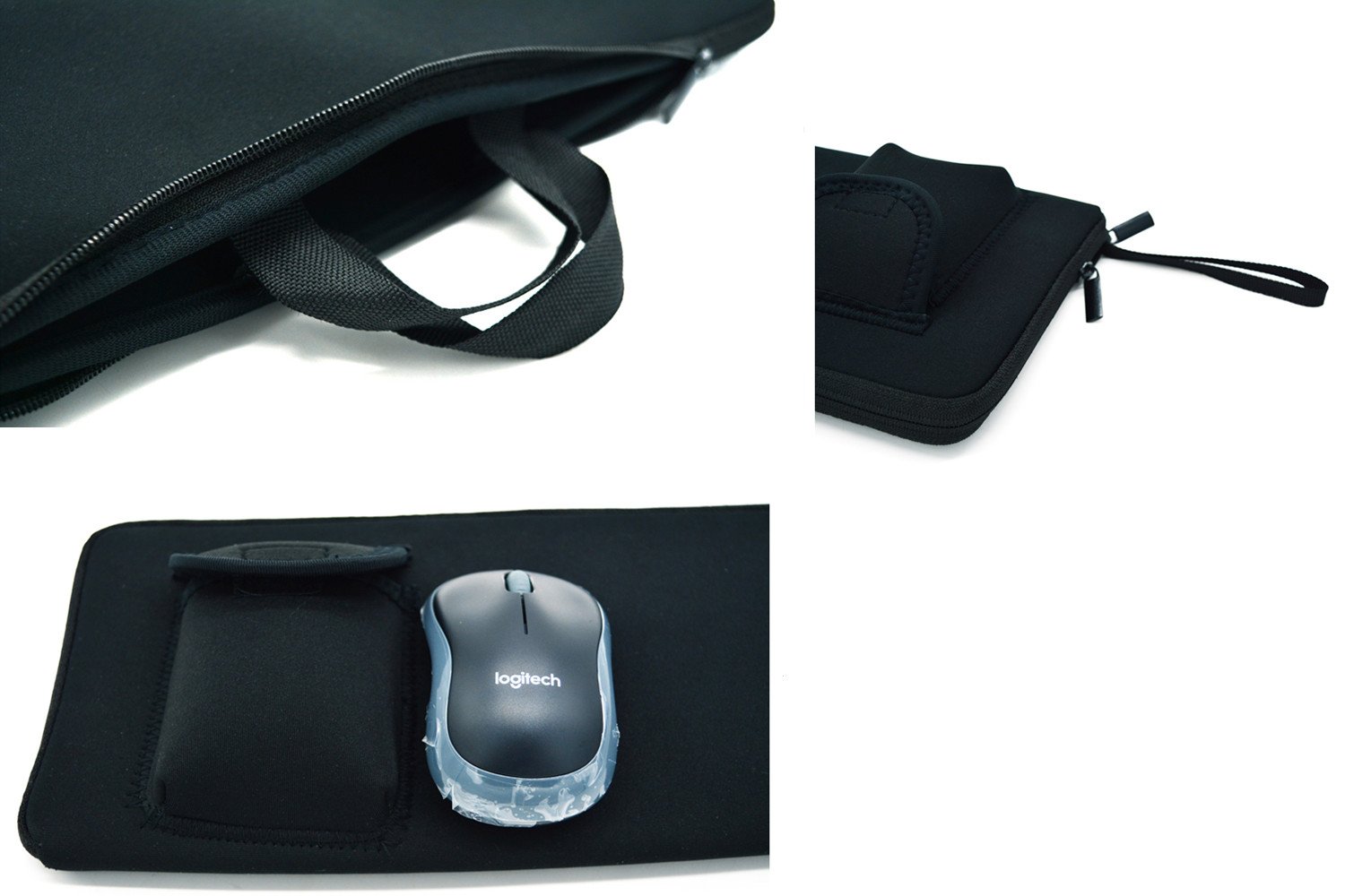 Orchidtent Neoprene Custodia per Tastiera - Custodia Protettiva per Custodia Protettiva Portatile con Tasca per Mouse Logitech MK270 Combo per Tastiera e Mouse Wireless per Windows QWERTY