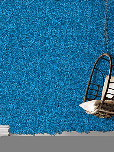 Image of Story@Home Artificial Gardening Mats, Wall Panels Plastic for Covering Roof /Cover Wall /Decor Wall /Wdding Party Foliage /Garden /Backyards - Light Blue