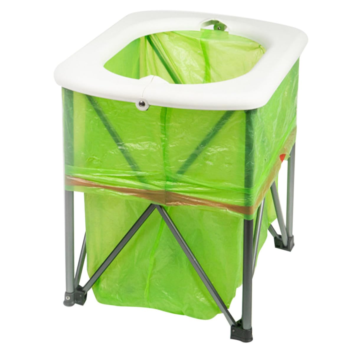 Amosfun Tragbare Klapptoilette Multifunktional, Faltbar, Leicht, für Reisen