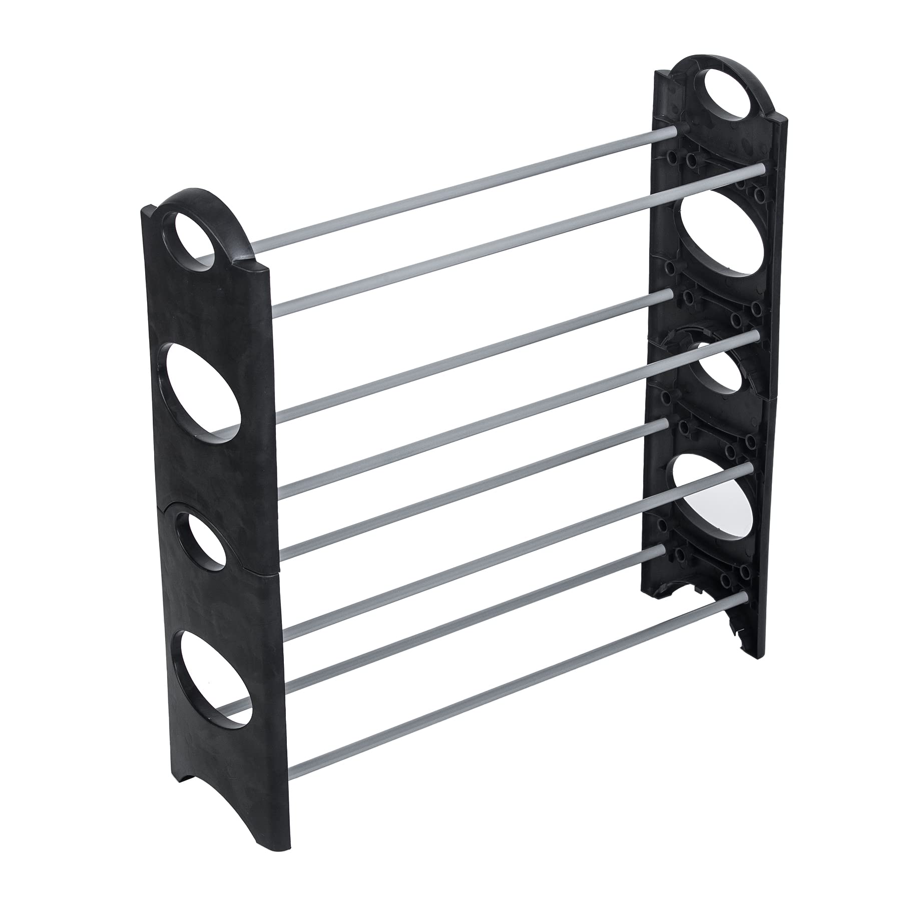 HOMEPRO Better Value for Better Living Home Pro 4 Layers Shoe Rack, Black