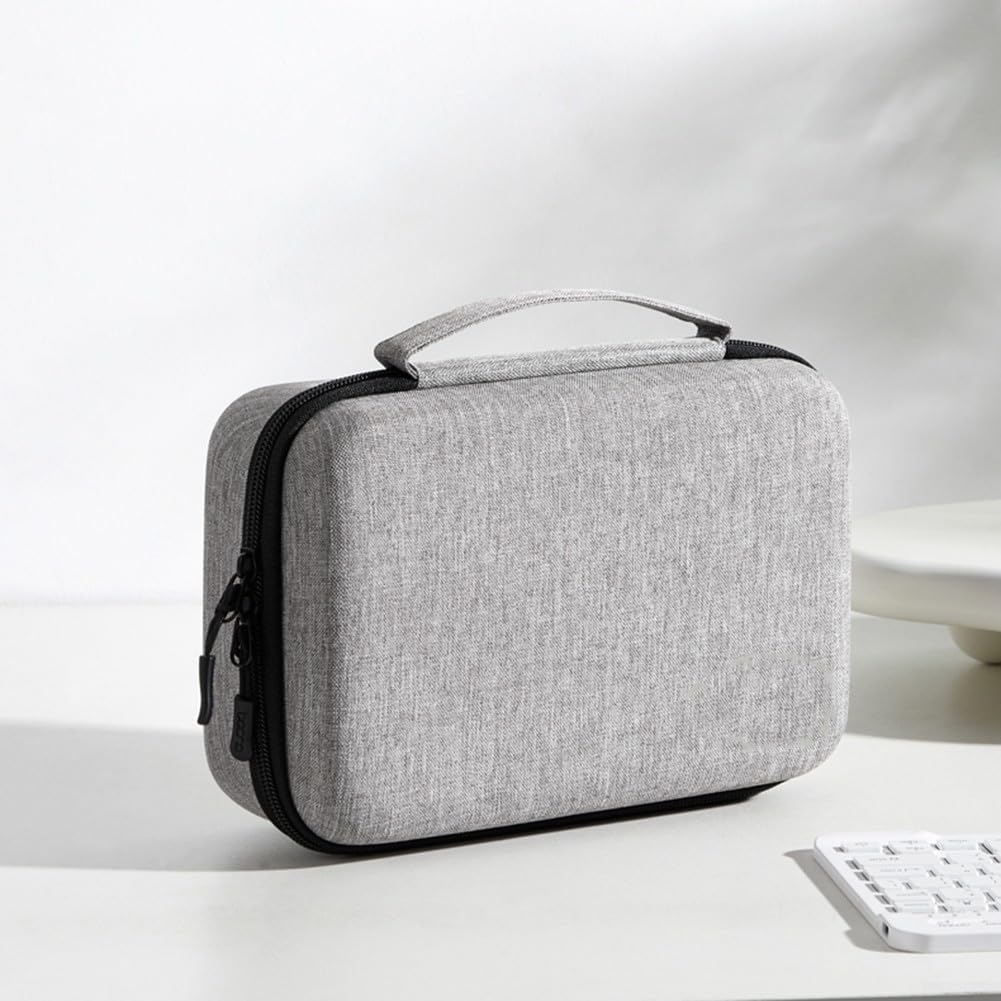 RemixAst Étui rigide pour ordinateur Mini Pro avec espace cloisonné en tissu EVA Oxford avec rembourrage intérieur doux