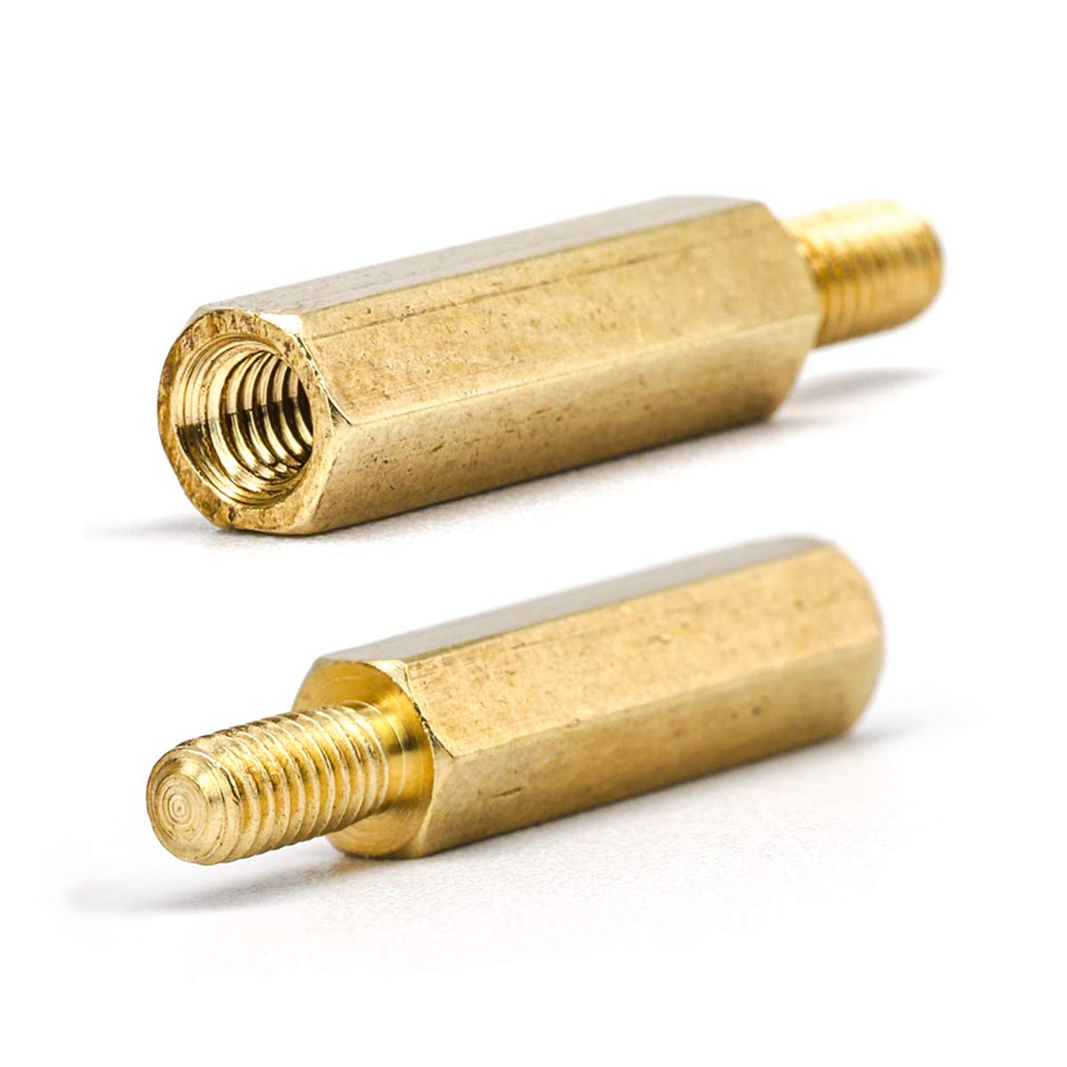 Entretoise en laiton 50 PCS M3 * 6mm, entretoise hexagonale à