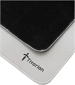 Mouse Pad Gamer Apex Hibrid Profissional 49x42 Com Costura Baixa Preto Branco Vermelho Girl Ergonômico Titorion (Branco)