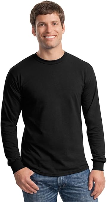 Gildan - Camiseta De Manga Larga 100% Algod N. 5400, Verde Irland S, Medium