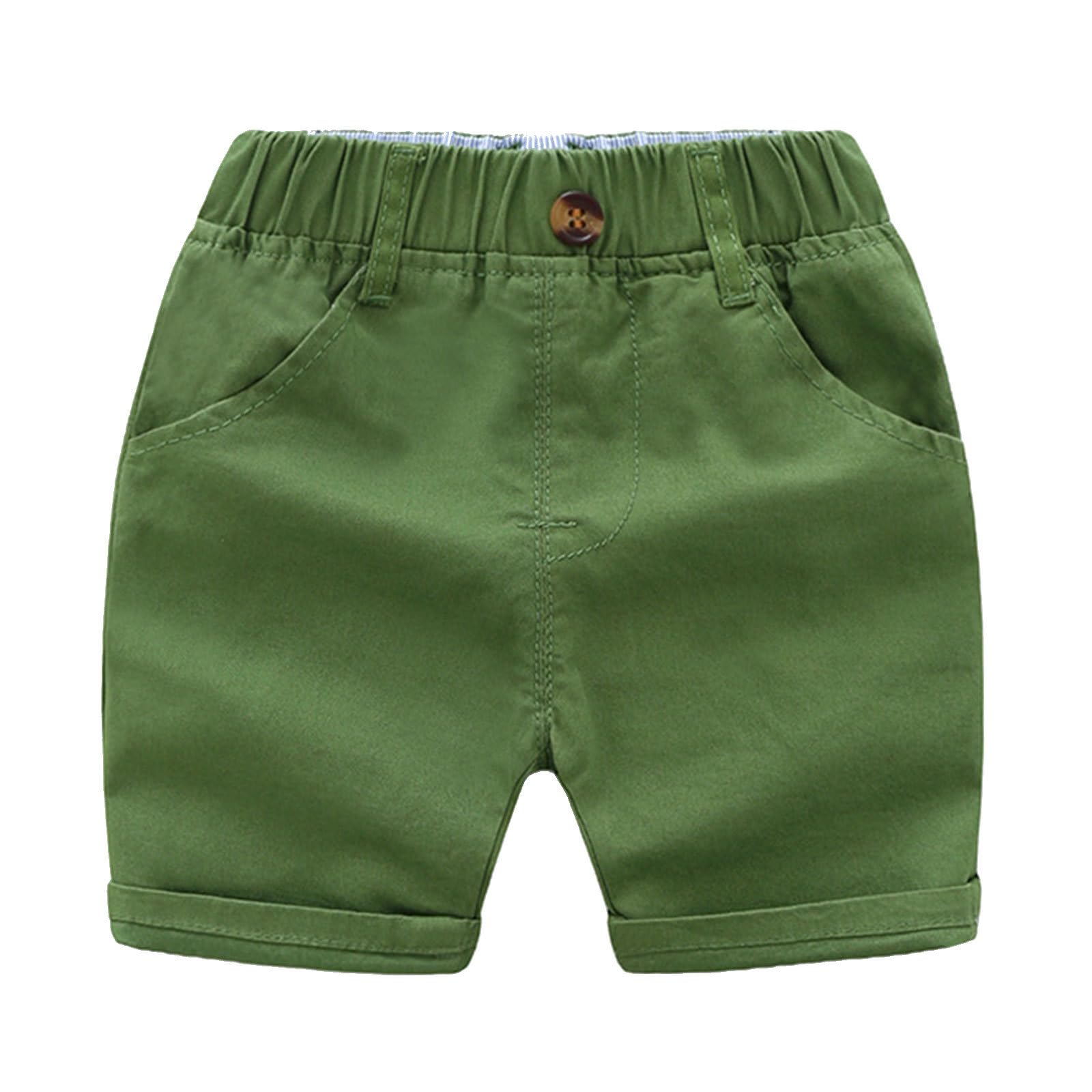 Agoky Pantalones Cortos de Escuela para Niños Disfraz Uniforme de Escolar Pantalones Casuales Cintura Elástica Pantalones Sueltos Verano Shorts