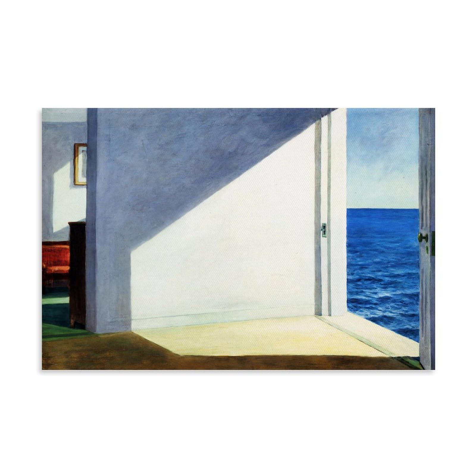 JUYOZ Edward Hopper Painters' Works（Rooms By The Sea） Posters Decorative Painting Canvas Wall Art Living Rooms Bedroom Painting 24x36inch(60x90cm)