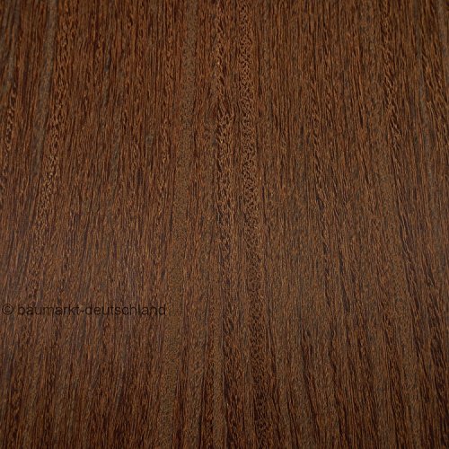 Preisvergleich Produktbild Echtholzfurnier mit Schmelzkleber 30cm Cumaru