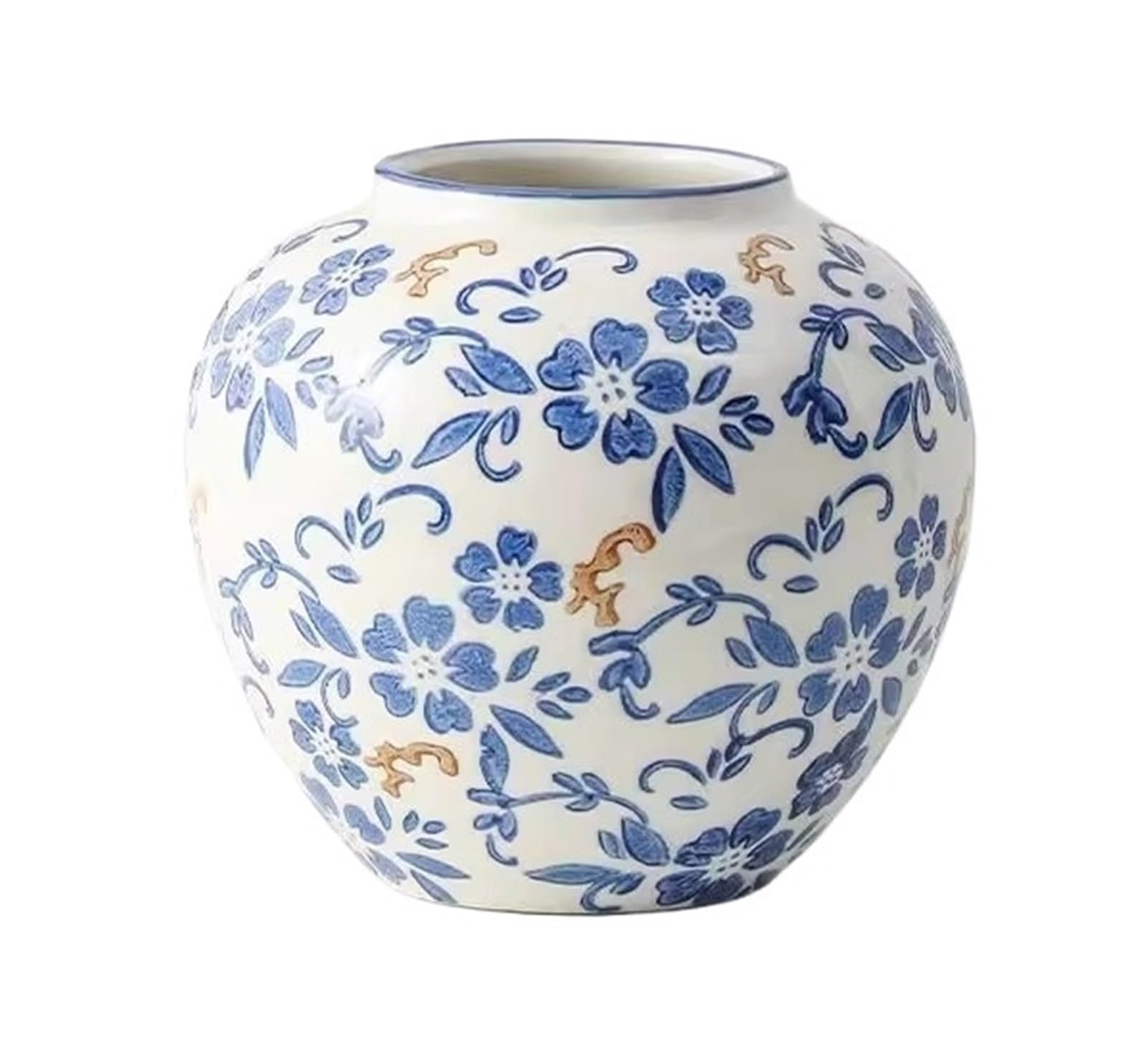 flower vase Ceramic Vases Flowers for Home Living Room Dining Table Farmhouse Office Decor