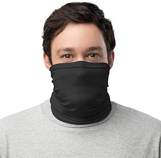 Medium Graphite Color Breathable Washable Neck Gaiter