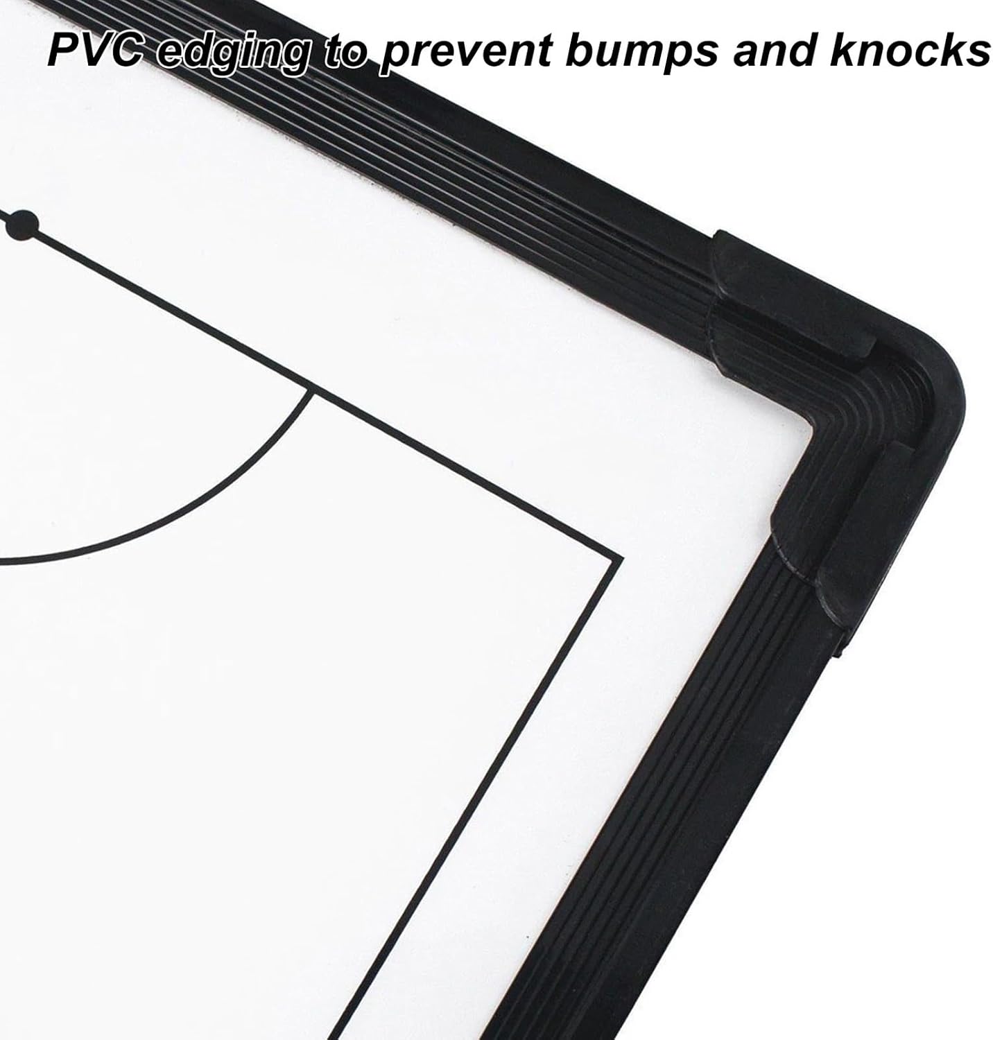 Hockey Dry Erase Board for Coaches, Hockey Magnetic Tactic Board, with Storage Bag and Magnetic Chess Pieces, Sturdy Material, Double-Sided, for Teaching
