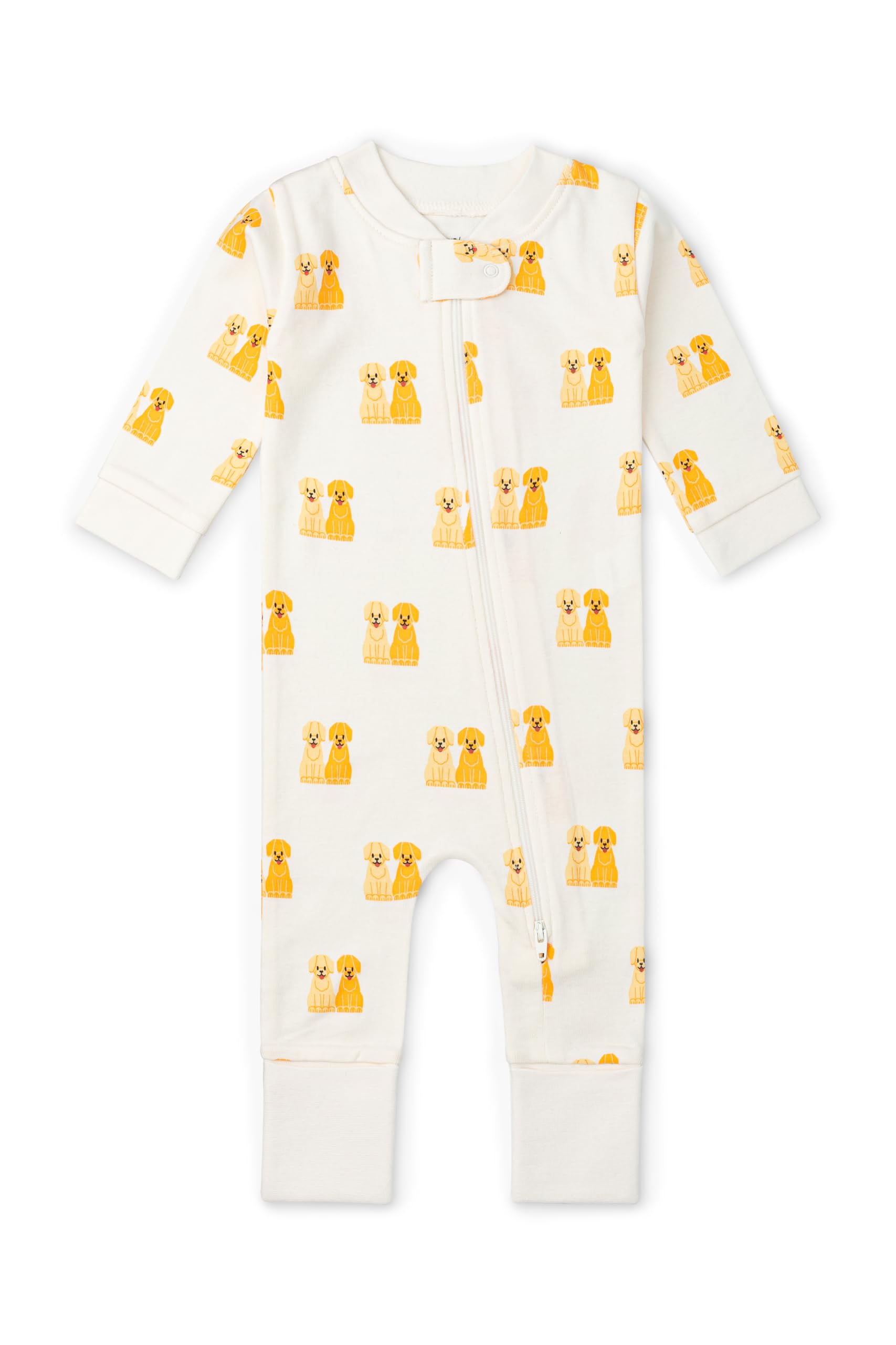 MONICA + ANDY One Piece Baby Pajamas, 100% Organic Baby Clothes for Girls and Boys, Sizes For Newborn and Infant