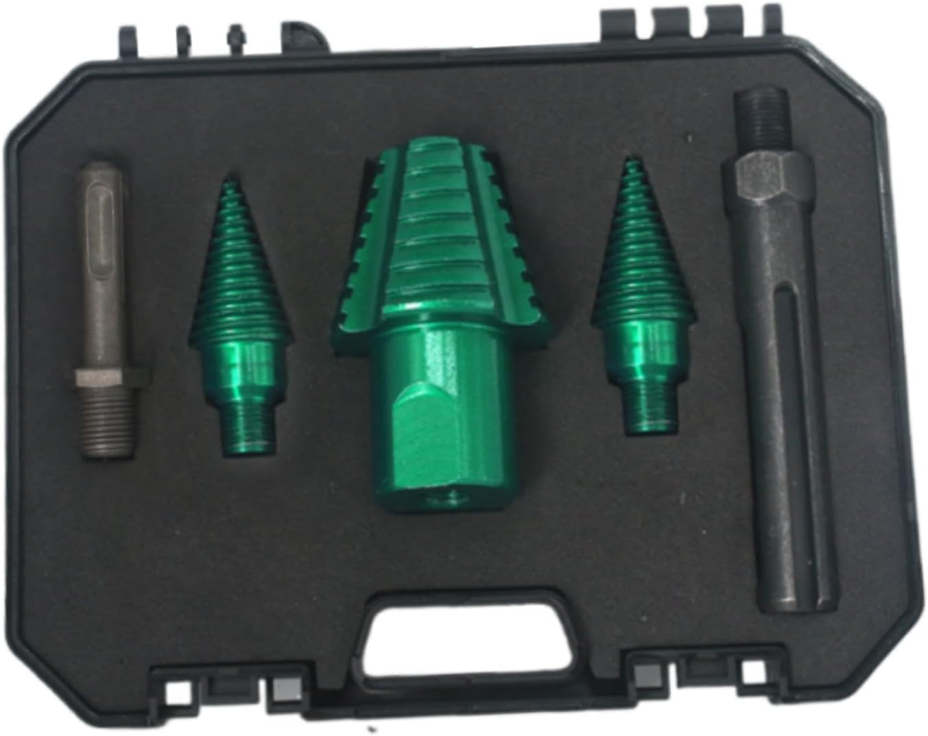 Firewood Splitter Set Wood Splitting Household with Storage Case with 2 Handles Farm Kindling Splitter, Round Handle