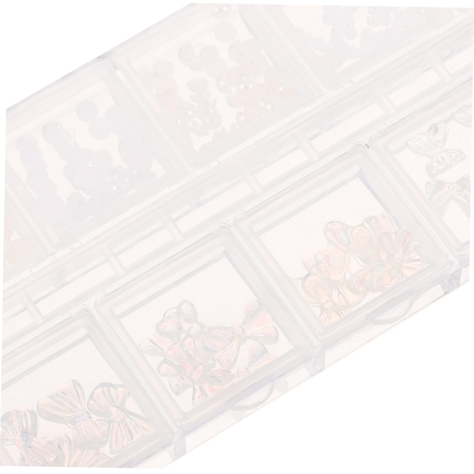 NULYLU 1 Box Nail Art Accessories Butterfly Charms for Nails Butterfly Nail Charms Nail Charms Cool Nail Jewels Nail Charms Bulk Nail Decorations Nail Bows for Nail Art Nail Art Charms