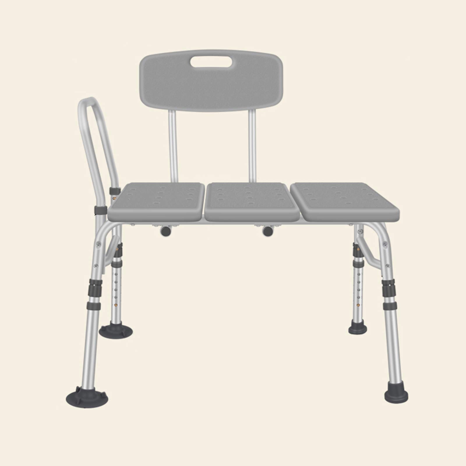 Silla de Ducha para Bancos de Ancianos Elevadores de Bañera de Altura Ajustable para Personas Mayores y Discapacitados Ayudas de Ducha Asiento de Ducha Taburete de Ducha con Brazos