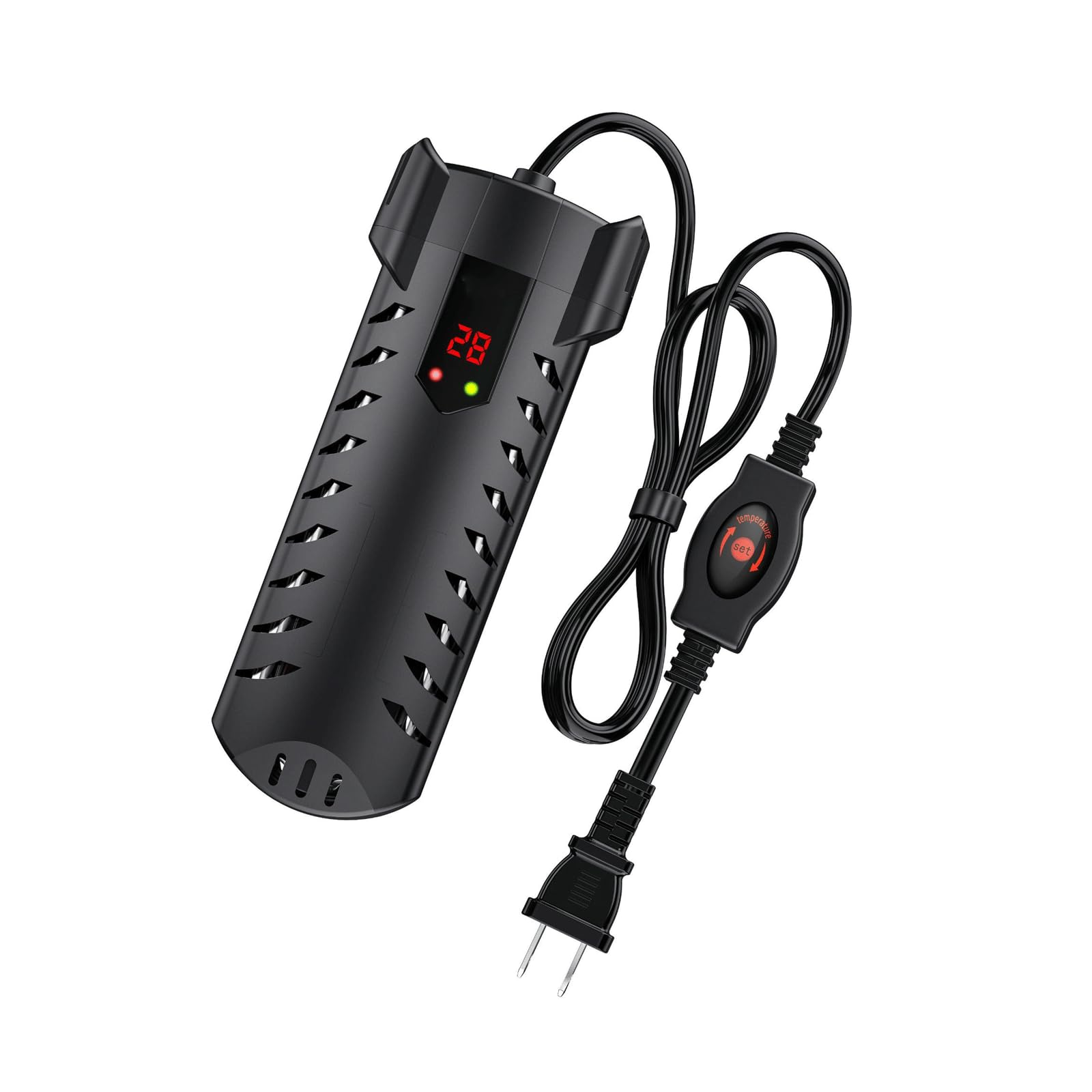 Asta riscaldante per Acquario con Controller di Controllo della Temperatura Esterno Spegnimento Automatico Adatto per riscaldatore per acquari da 300 Litri, 500 W (50 W)