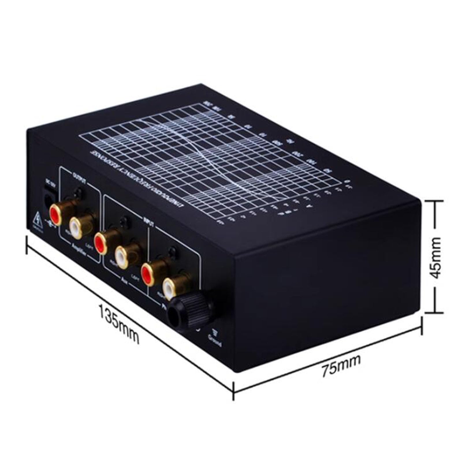 Preamplificatore Giradischi Phono, preamplificatori Audio per Giradischi, con Ingresso/Uscita RCA, Volume Regolabile, Basso Rumore, per Giradischi, Audio Domestico