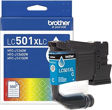 Brother LC501XLBK High Yield Black Ink Cartridge for 1260, 1360, 1410 Printers Brother LC501XLBK High Yield Black Ink Cartridge for 1260, 1360, 1410 Printers