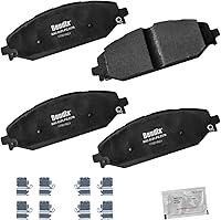 Vista 277 de Pastillas de Freno Delanteras Cerámicas Bendix Priority1 CFC430A para Modelos Selectos INFINITI G35, I30, Nissan 350Z, Altima, Juke, Maxima, Sentra