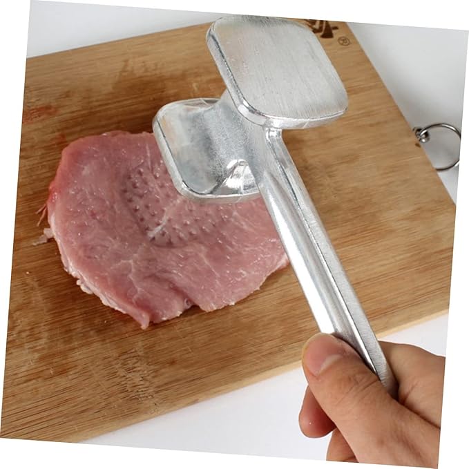 Martillo Ablandador de Carne MAGICLULU 2 Piezas de Aluminio Plateado miniatura 9