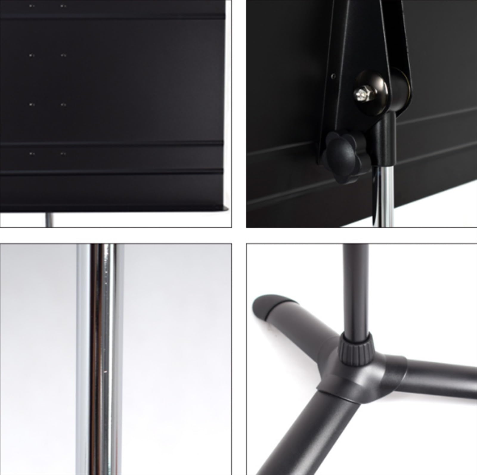 Support de Musique Stable， Pupitre D'orchestre Pliable, Hauteur Réglable, Base De Trépied Réglable, Pupitre Portable Pupitre Musique Piable