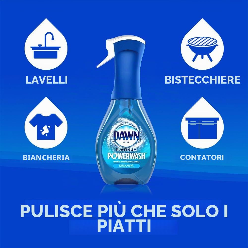 Dawn Platinum Powerwash - Ricarica profumata per piatti, confezione da 1