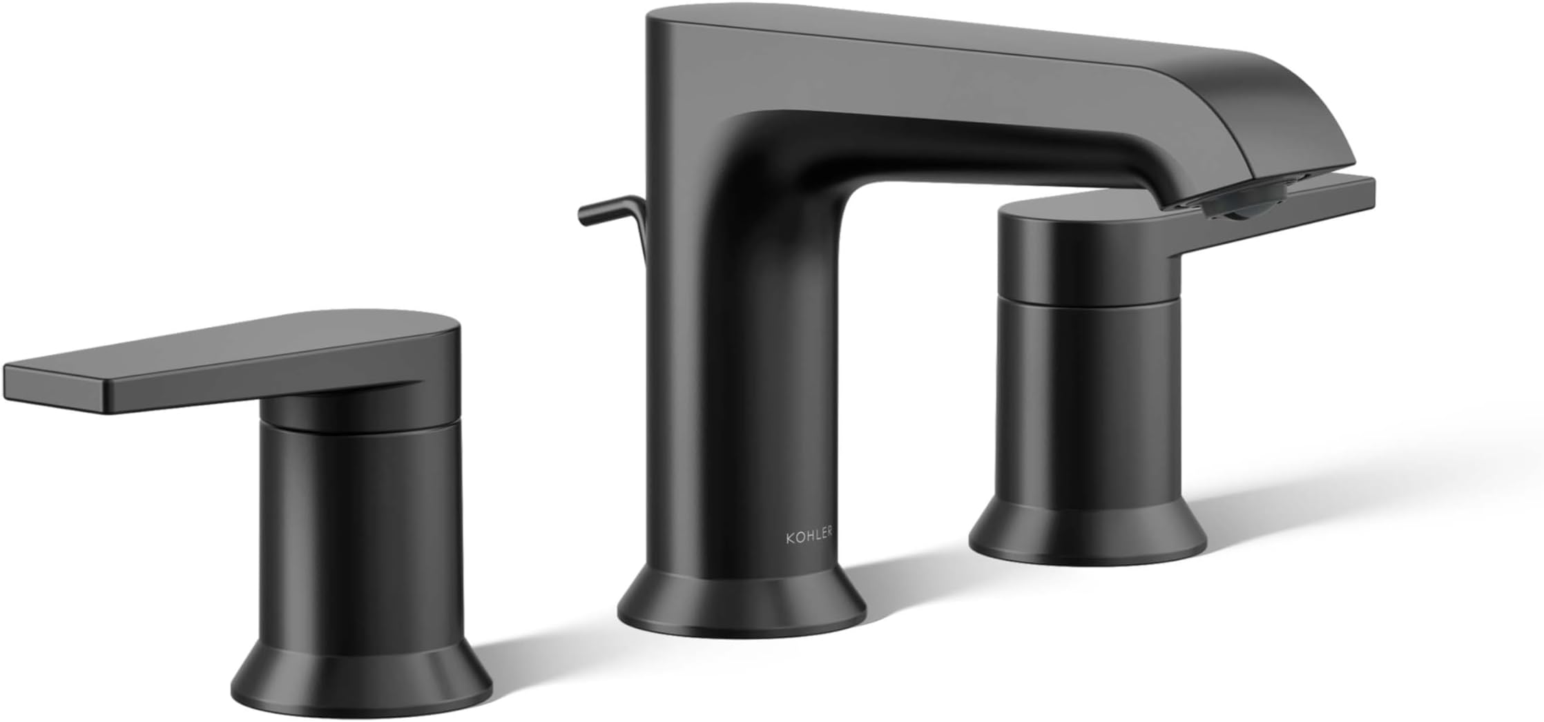 KOHLER97093-4-BL Hint® Widespread Bathroom Sink Faucet, 1.2 gpm, Matte BlackWaterSense