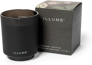 Beautifully Done Essentials BlackBerry Absinthe Boxed Glass Scented Soy Candle