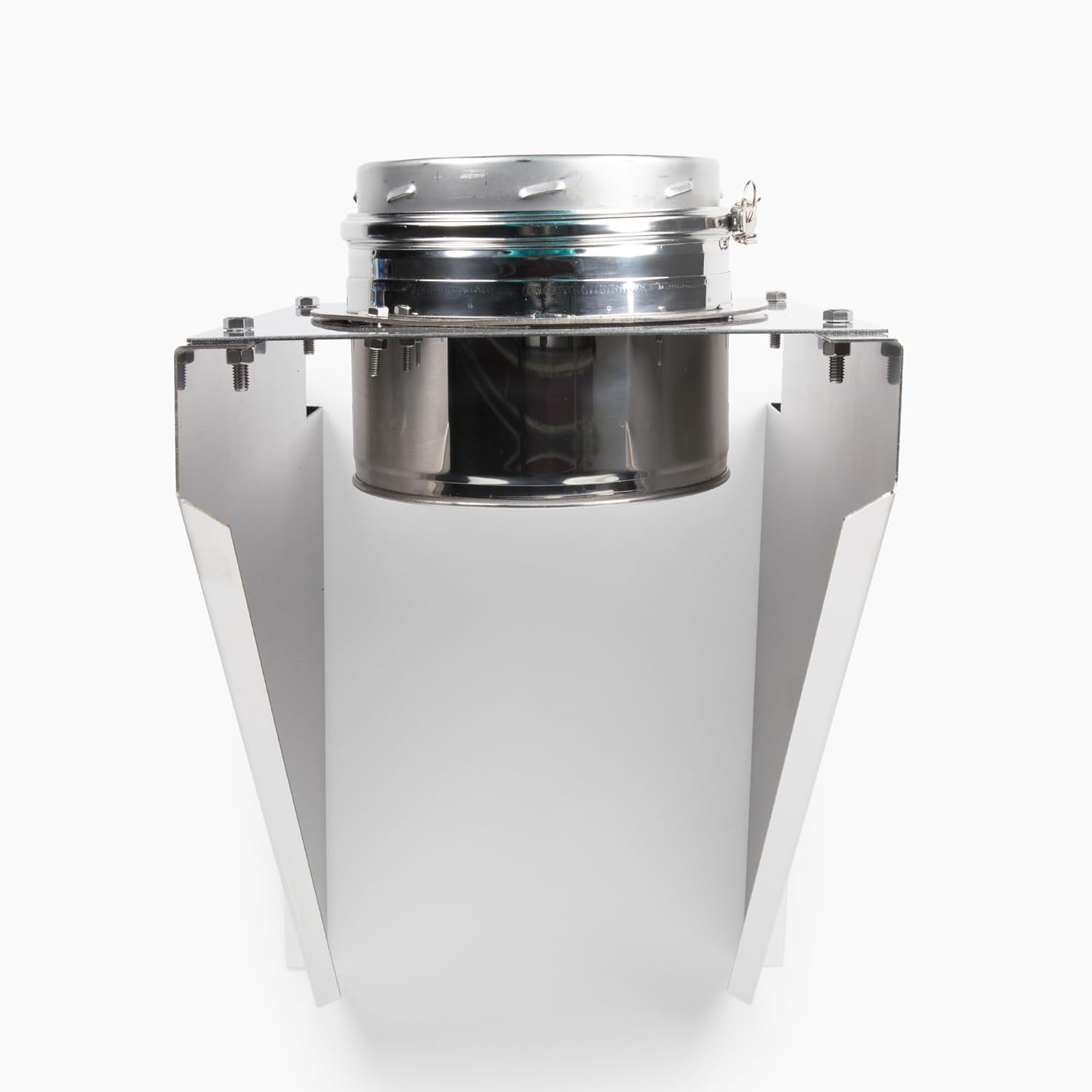 AllFuel HST Base Wall Support for 6" Diameter 304 Stainless Steel All Fuel Class-A Double Wall Insulated Chimney Pipe