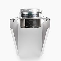 Vista 2 de Soporte de pared base para tubo de chimenea aislado de doble pared de acero inoxidable 304 de 6 pulgadas de diámetro