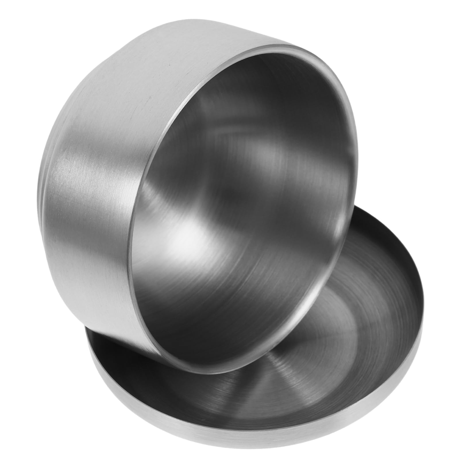 FOMIYES Metal Shaving Bowl for Men Stainless Steel Shaving Soap Bowl with Lid for Shaving Cream Reusable Shaving Tool Bathroom Decor