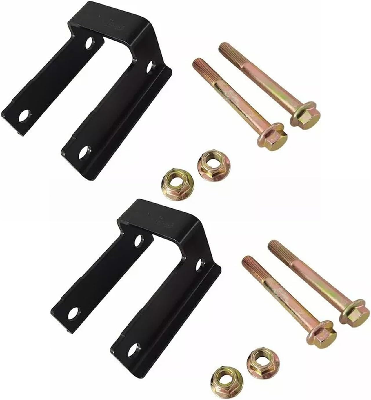 2PCS Front Leaf Spring Shackles 722-092 for 1999-2004 Ford F-250 F-350 F-450 F-550 Super Duty for 2000-2005 Excursion