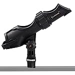 Hitorhike Fishing Rod Holder Universal Fit Kit with Mount Allows for 360-degree Adjustment Kayak Fishing Boat Rod Holder (Fishing Rold Holder x1+Mini Track Mount x1)