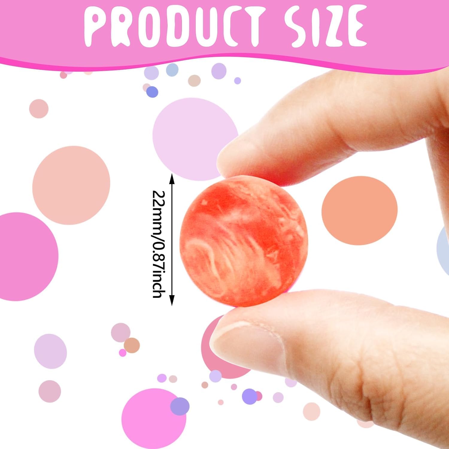 20 Flummies Palline Rimbalzanti Con Stelle Filanti Per Bambini Regalo Compleanno - 5