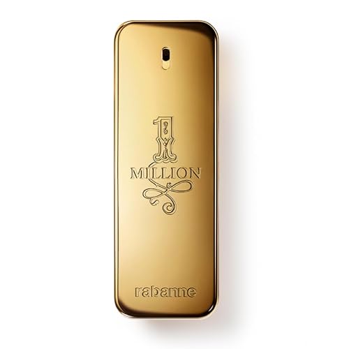 Rabanne 1 Million Eau de Toilette - Long Lasting Designer Fragrance for Men with Mandarin, Cinnamon & Amber - Luxury Men's Perfume Spray