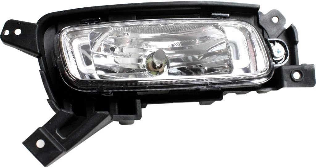 KarParts360 For Kia Sorento Fog Light Assembly 2014 2015 Passenger Side Clear Type For KI2593128 | 92202 1U500