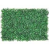 OWERPOG Artificial Green Wall Grass, Green Grass Wall Decoration, 24X16 inches, Used for Wedding, Stage, Party, Birthday, Garden, Garden Wall Indoor and Outdoor Decoration (Green (Green)