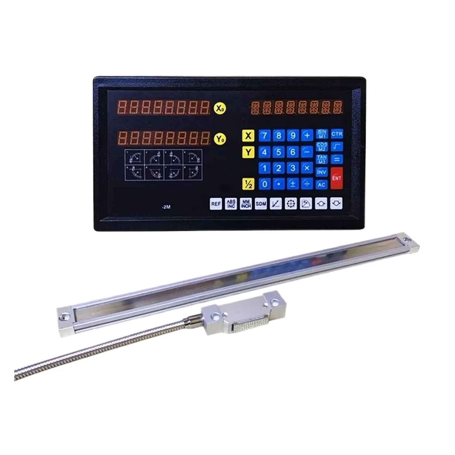 NT-3MMagnetic Scale Tape Sensor Aluminium Alloy Reader Head Linear Displacement Sensor Resolution 0.005mm(Magnetic Sensor)