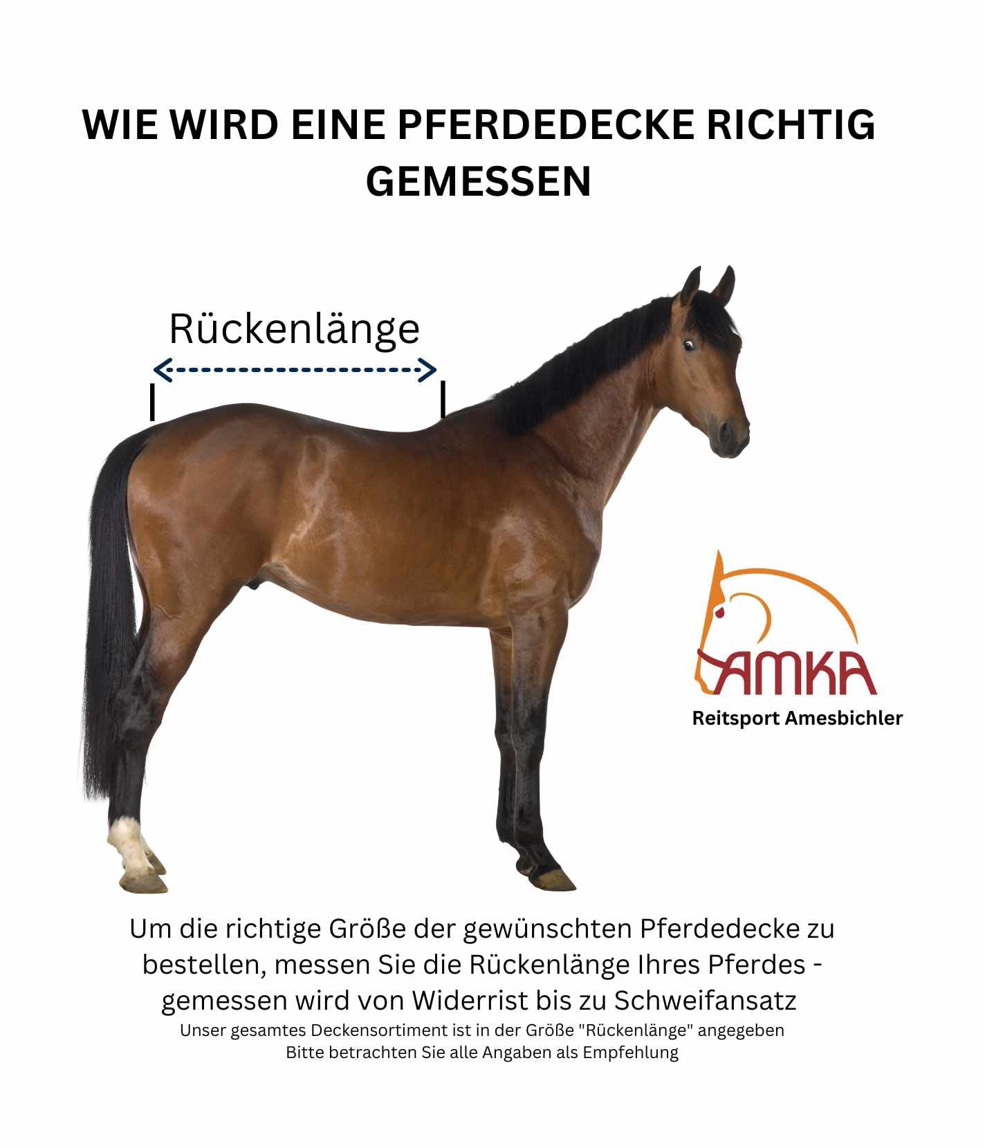 AMKA Pferde Outdoordecke Weidedecke ODDA 600D 100g Kreuzgurte