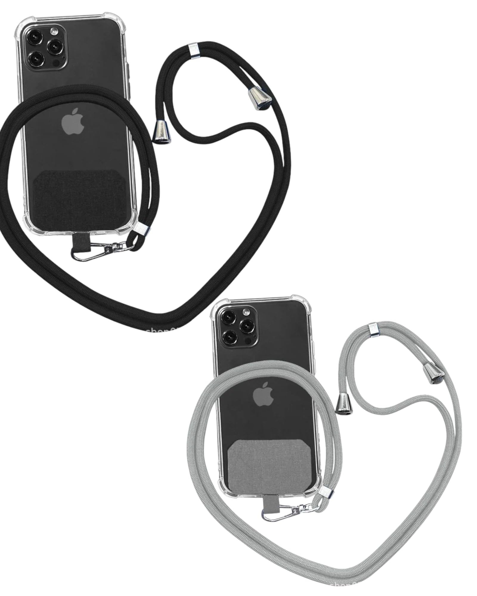 TraveEssentialz 2 pc Phone Lanyard Crossbody | Adjustable Phone Strap Set for All Phone Case Universal Neck & Wrist Strap-picture-48